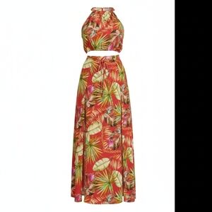 Harmony Printed Maxi Skirt And Top